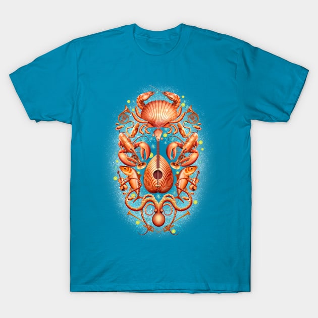 URIC ACID ORCHESTRA T-Shirt by ADAMLAWLESS